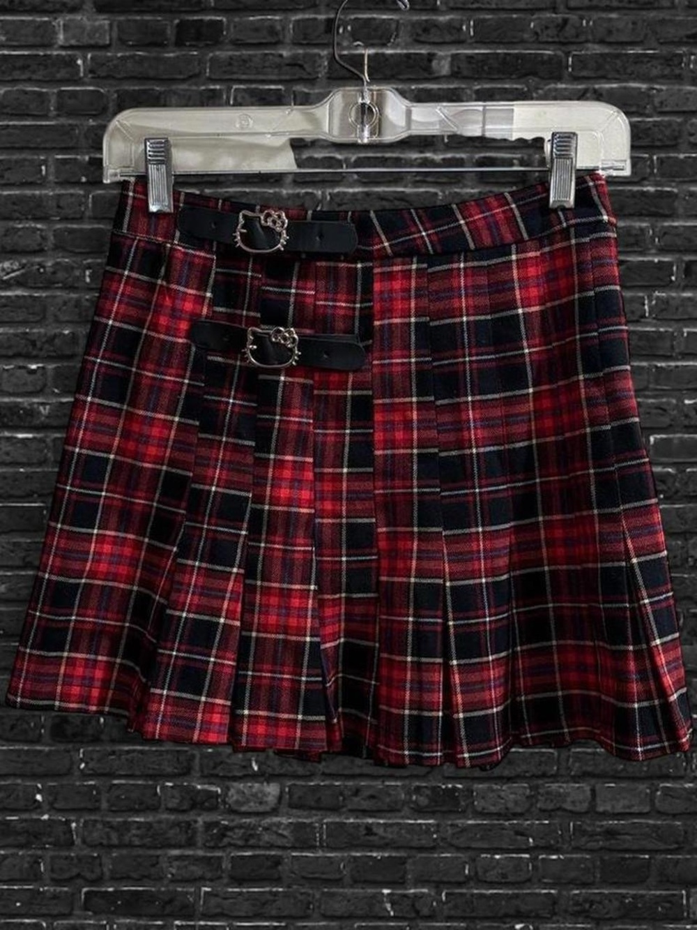 Y2K Grunge Tripp NYC Style Hello Kitty Skirt